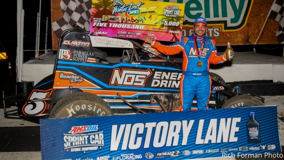 Last Lap Hero Windom Scores USAC Sprint Opener