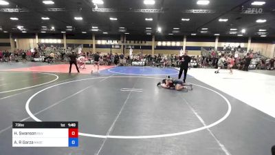 73 lbs Semifinal - Hanley Swanson, Silverback WC vs Andrew R Garza, Madera WC