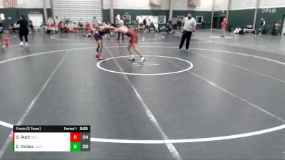 165 lbs Finals (2 Team) - Elijah Valdez, CSU-Pueblo vs Spencer Roth, Northern State