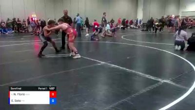 149 lbs Semifinal - Nicholas Florio, ATT/Mocco Wrestling Academy vs Ezekiel Soto, Florida