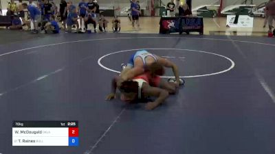 70 kg Consi Of 32 #2 - Willie McDougald, Oklahoma Regional Training Center vs Ty Raines, Bulls Wrestling Club