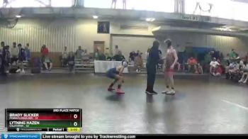106 lbs Placement Matches (8 Team) - Brady Slicker, Pennsylvania Red vs Lytning Hazen, California