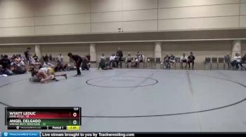 123 lbs Quarters & 1st Wb (16 Team) - Wyatt Leduc, Kame Style vs Angel Delgado, Garage Boyz Wrestling