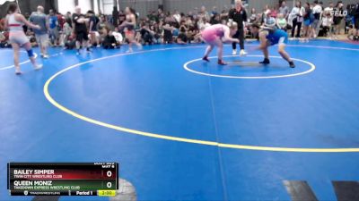 190 lbs Round 1 - Queen Moniz, Takedown Express Wrestling Club vs Bailey Simper, Twin City Wrestling Club