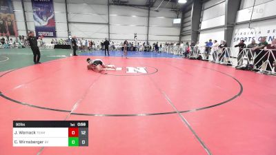 90 lbs Rr Rnd 2 - Joseph Womack, Team Germantown vs Chase Wirnsberger, Buffalo Valley Black