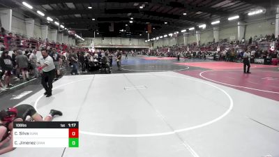 106 lbs Quarterfinal - Cash Silva, Durango WC vs Chase Jimenez, Grant County Elite