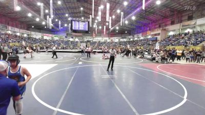 87 lbs Quarterfinal - Izayah Rainey, Knights Youth Wrestling vs Anthony Salgado, Cedaredge Bruins