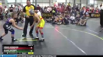 92 lbs Semis & 1st Wrestleback (8 Team) - Jonah Anderson, American Gladiators vs Ryker Hackney, Untouchables White