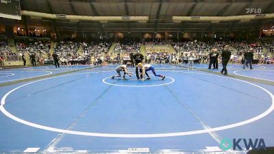 64 lbs Quarterfinal - Wyler Allen, Lions Wrestling Academy vs Chisum Roper, Clinton Youth Wrestling