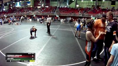 95 lbs Cons. Round 2 - Dominick Urdiales, Gering Wrestling Club vs Leo Rue, Falls City Wrestling Club