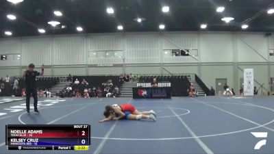 138 lbs Placement Matches (16 Team) - Noelle Adams, Texas Blue vs Kelsey Cruz, Minnesota Red