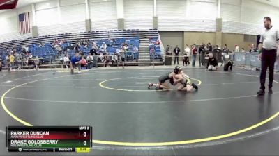 43 lbs Quarterfinal - Drake Goldsberry, HSE Wrestling Club vs Parker Duncan, Avon Wrestling Club