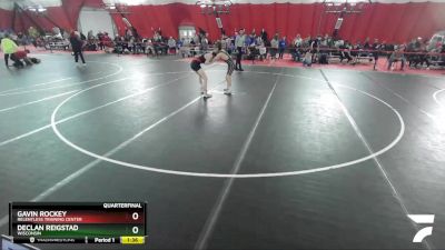 113 lbs Quarterfinal - Declan Reigstad, Wisconsin vs Gavin Rockey, Relentless Training Center