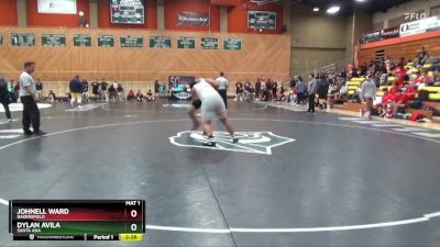 285 lbs Champ. Round 2 - Johnell Ward, Bakersfield vs Dylan Avila, Santa Ana