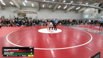 135 lbs Quarterfinal - McKenna Barham, Laramie vs Kenna Pino, Pueblo Central