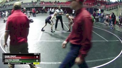 130 lbs 3rd Place Match - Colton Moore, Louisville Wrestling Club vs Zane Frost, Hemingford Jr Wrestling