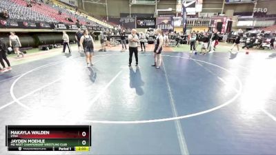 235 lbs Semifinal - Jayden Moehle, MO West Championship Wrestling Club vs Makayla Walden, Utah