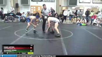 130 lbs Finals (2 Team) - Dominick Rossi, AACo Allstars vs Zane Leitzel, Warhawks Black