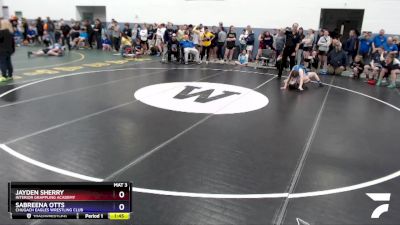 122 lbs Round 1 - Sabreena Otts, Chugach Eagles Wrestling Club vs Jayden Sherry, Interior Grappling Academy