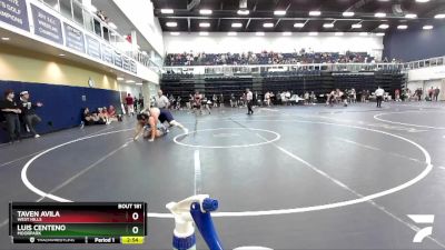 285 lbs Cons. Round 3 - Taven Avila, West Hills vs Luis Centeno, Moorpark