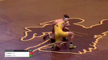 125 lbs Christian Moody, Oklahoma vs Drake Foster, Wyoming