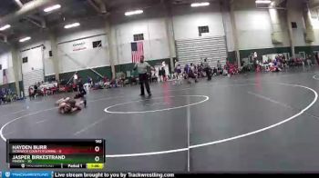 160 lbs Round 3 (16 Team) - Jasper Birkestrand, Minden vs Hayden Burr, Sedgwick County/Fleming