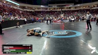 5A 189 lbs Cons. Round 1 - Johnny Bazan, Albuquerque vs Degan Baca, Cleveland