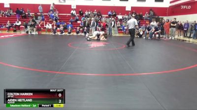 215 lbs Semifinal - Aiden Heitland, AGWSR vs Colton Harken, AP-GC