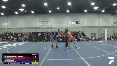 152 lbs Round 2 (8 Team) - Noah Manuel Tapia, Illinois vs JD Sigman, Oklahoma Blue