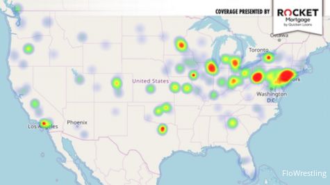 New Jersey, Ohio & Pennsylvania Glow Red Hot In Our NCAA Champs Heat Map