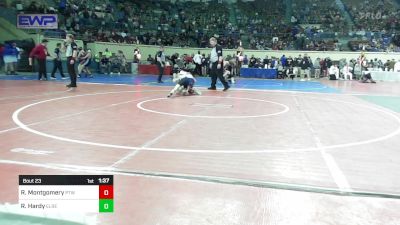 87 lbs Round Of 64 - Ryder Montgomery, Pryor Tigers Wrestling vs Rhett Hardy, El Reno