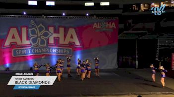 Spirit Factory - Black Diamonds [2023 L4 Senior 2/4/2023] 2023 Aloha Trenton Showdown