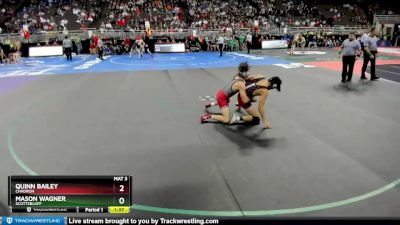 Quarterfinal - Quinn Bailey, Chadron vs Mason Wagner, Scottsbluff