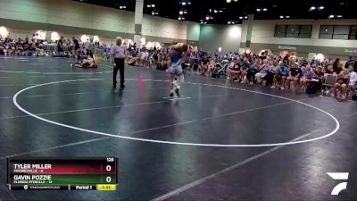 126 lbs Round 2 (6 Team) - Gavin Pozzie, Florida Pitbulls vs Tyler Miller, Mooresville