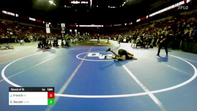 132 lbs Round Of 16 - Jagger French, Del Oro (SJ) vs Gavin Bauder, Clovis North (CS)