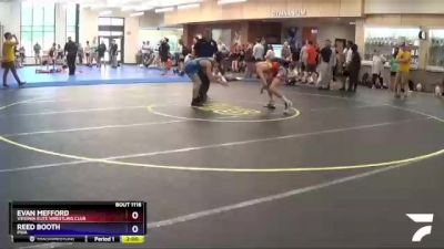 138 lbs Champ. Round 2 - Evan Mefford, Virginia Elite Wrestling Club vs Reed Booth, PWA