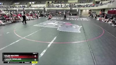 152 lbs Semis & 1st Wrestleback (8 Team) - Kyler Walters, Shakopee vs Carson Rowland, Chatfield