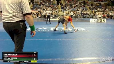 107 lbs Quarterfinal - Rylan Vetter, South Border vs Ian Anderson, Lisbon