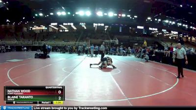 120 lbs Quarterfinal - Nathan Wood, Point Pleasant vs BLAINE TARANTO, Venice