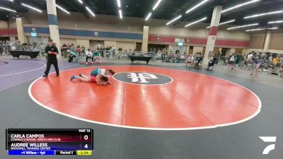 200 lbs Round 1 - Carla Campos, Cowboy/Cowgirl Wrestling Club vs Audree Willess, Rockwall Training Center