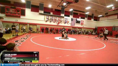 130 lbs Round 1 - Jacob Husby, Washington vs Aiden Lopez, Damaged Ear Wrestling Club