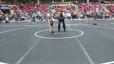 49 lbs Champ. Round 2 - Jesus Vasquez, Duran Elite vs Kyden McElroy, Garden City Wrestling Club