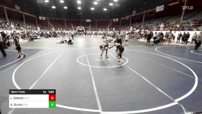 98 lbs Semifinal - Logan Salazar, WLV Jr WC vs Alec Duran, Stay Sharp WC