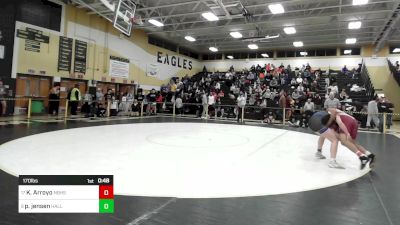 170 lbs Consi Of 8 #1 - Kahmil Arroyo, New Britain vs Patrick Jensen, Hall