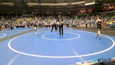 70 lbs Final - Joshua Back, Verdigris Youth Wrestling vs Nash Denison, Team Tulsa Wrestling Club