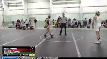 130 lbs Round 3 (8 Team) - Chase Hansen, Terps Xpress vs Rocco Zagorrites, Ranger WC