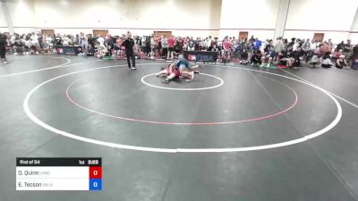 74 kg Rnd Of 64 - Owen Quinn, Lehigh Valley Wrestling Club vs Ej Tecson, Oklahoma