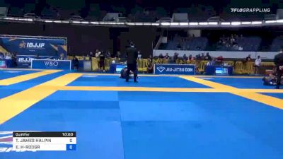 THOMAS JAMES HALPIN vs EMILIO ALEJANDRO HERNANDEZ-RODGR 2019 World IBJJF Jiu-Jitsu No-Gi Championship