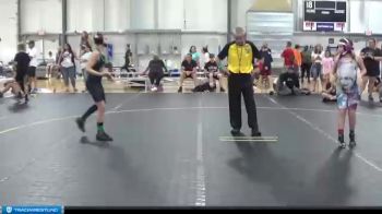 86 lbs Round 4 (6 Team) - Chloe McBride, American Gladiators-Lady Saints vs Reagan Eaton, Hastings Wrestling Academy