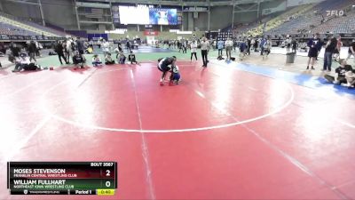 150 lbs Cons. Round 5 - Moses Stevenson, Franklin Central Wrestling Club vs William Fullhart, Northeast Iowa Wrestling Club